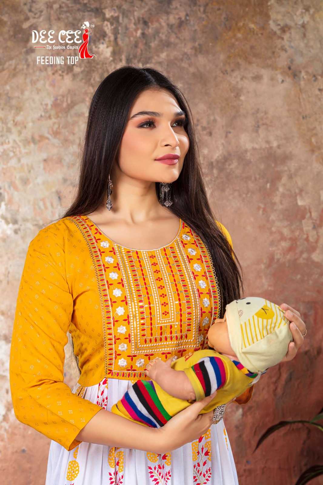Maryam By Dee Cee Rayon Printed Long Kurtis Wholesale Clothing Suppliers In India
